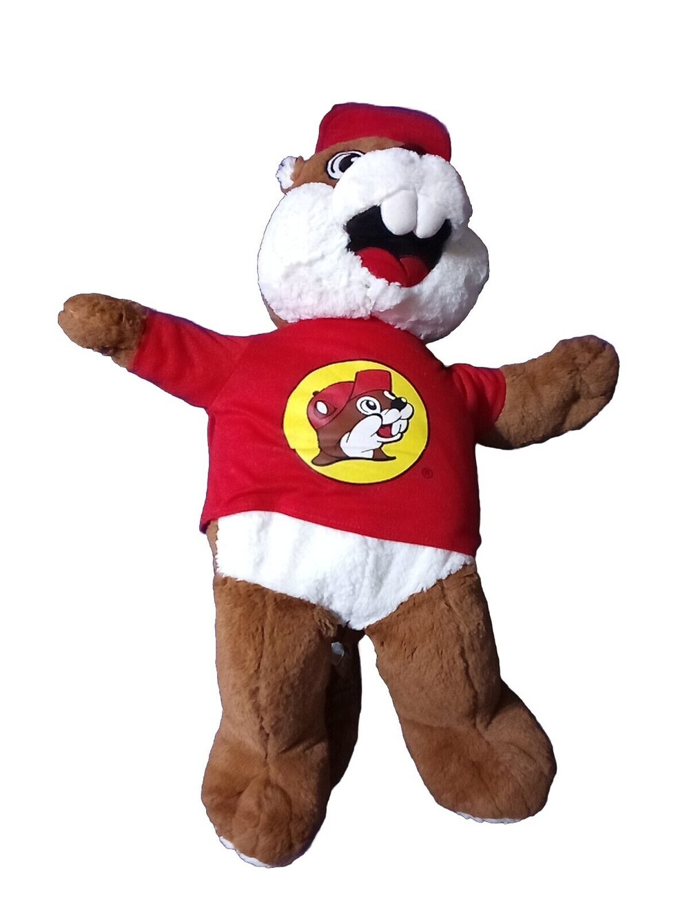 Buc-ees Plush Bucky Beaver Stuffed Animal 24 inch Embroidered Eyes 2021 Bucee